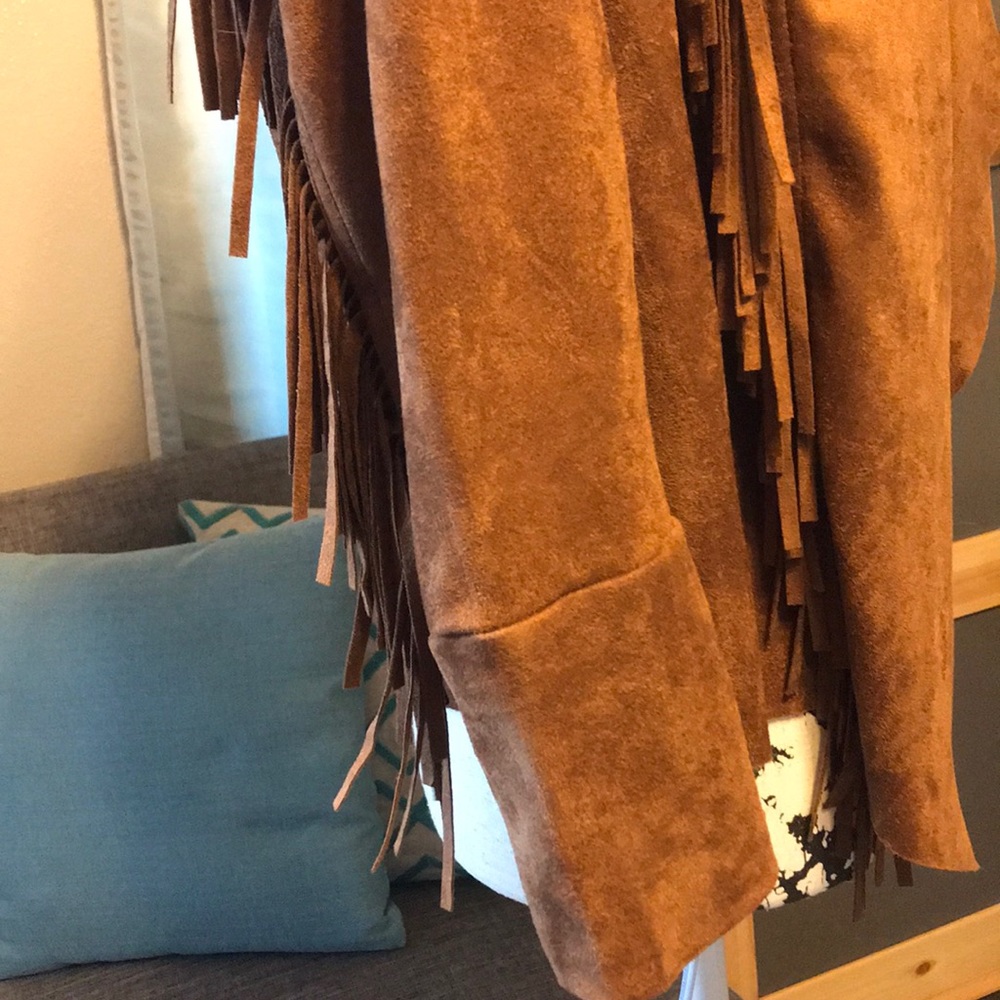 Faux Fringe Jacket - Picture 4 of 7